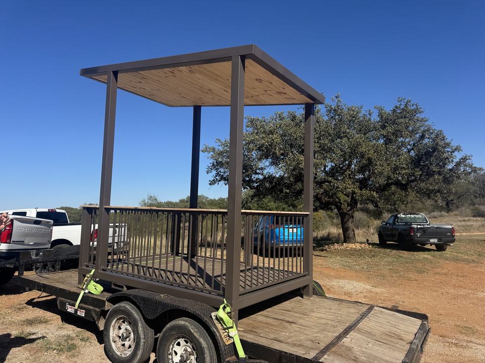 A station shelter ready to set. November 2025.