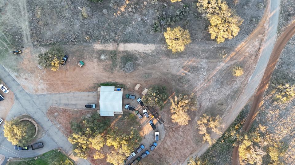 Range grounds from the air. January 2026.