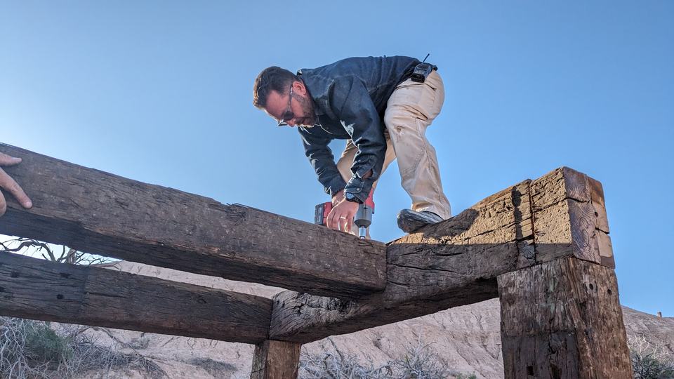 On site during the Pahrump build